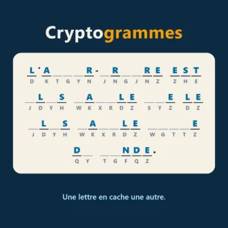 Cryptogrammes en ligne, jeu gratuit