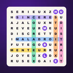 Mots mêlés en ligne, jeu gratuit