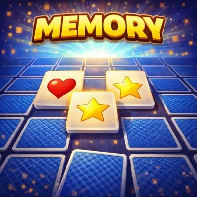 Memory en ligne : grille de cartes face cachée à appairer